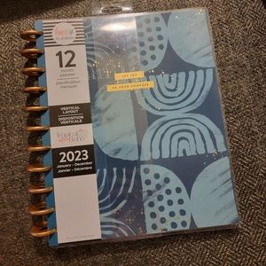 NEW Large Happy Planner Big 2023 Tropical Boho Vertical 12 Month 8.5"x11"